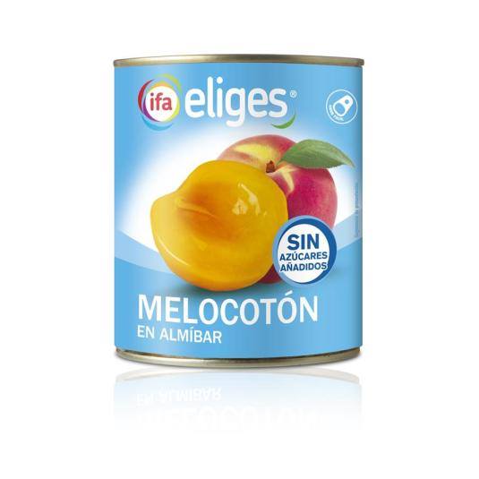 melocotón en almíbar sin azúcar, 840g