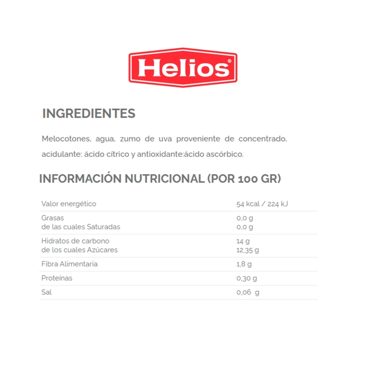 melocotón en zumo de uva frasco, 700g