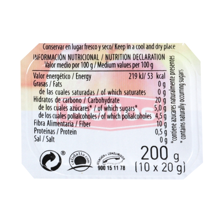mermelada melocotón diet, pk-10