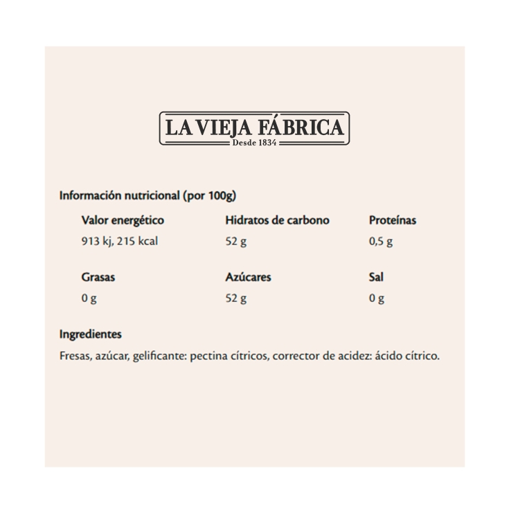 mermelada fresa, 280g