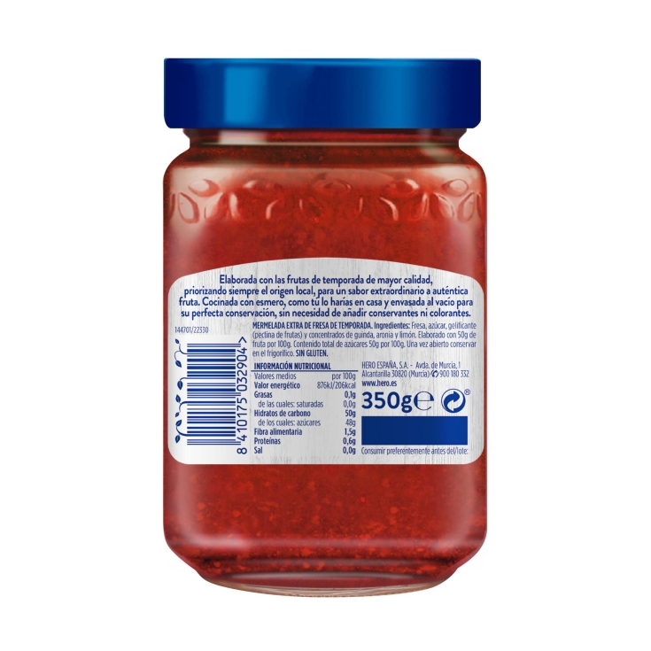 mermelada fresas de temporada, 350g