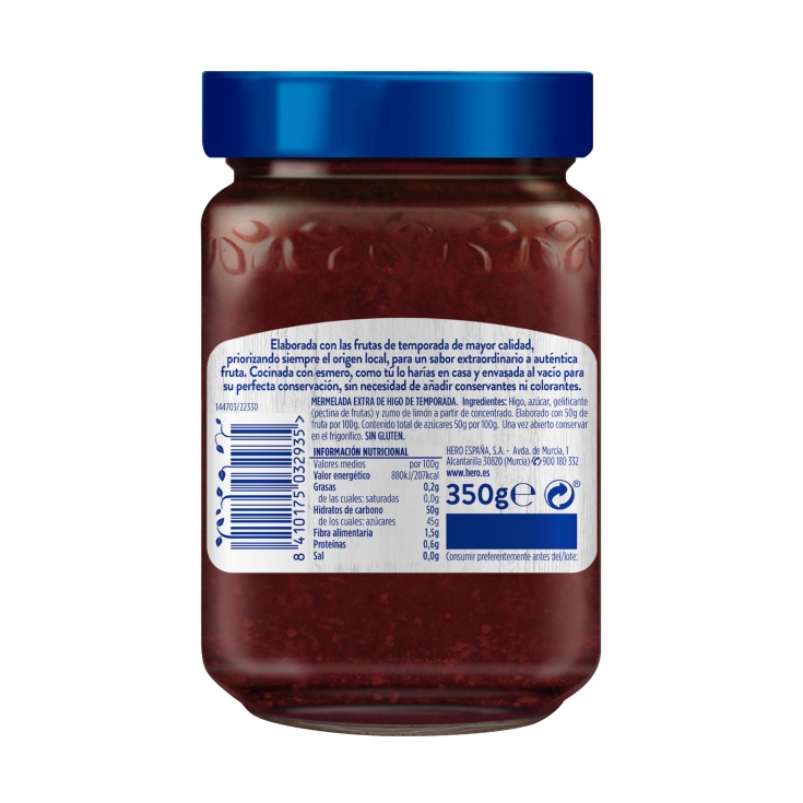 mermelada higos de temporada, 350g