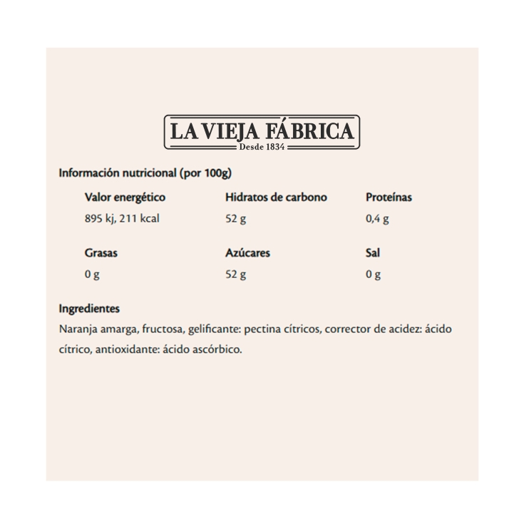 mermelada naranja amarga diet, 280g