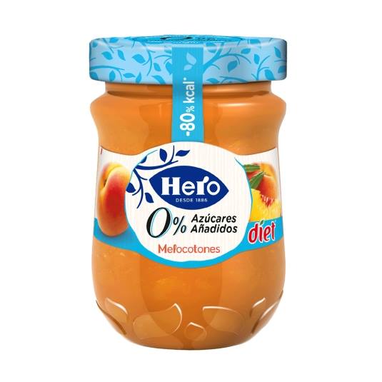 confitura melocotón 0% azúcar añadido, 280g