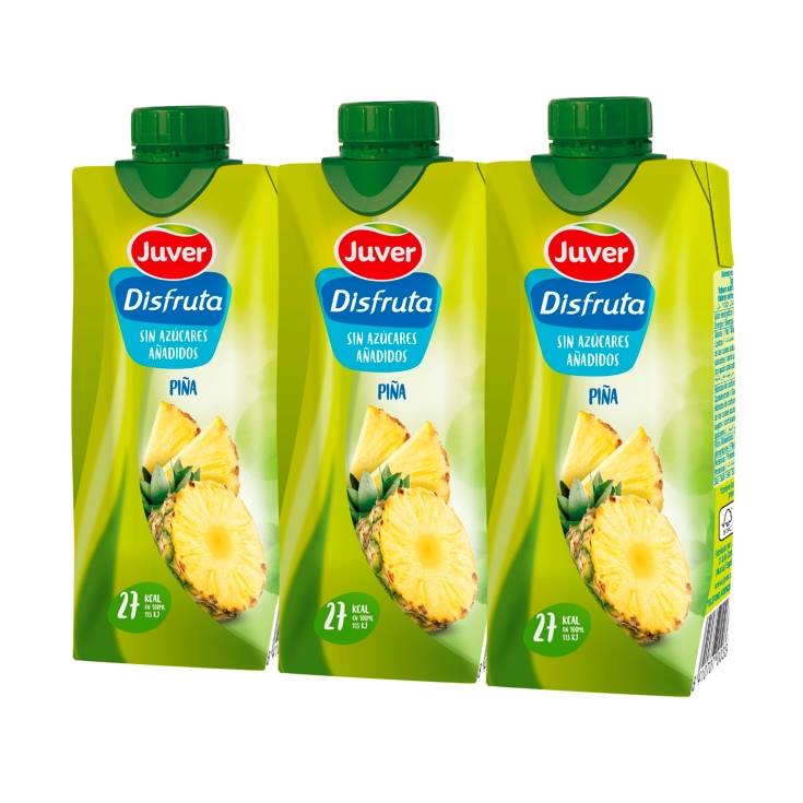 disfruta piña s/azucares añadidos 330ml, pk-3