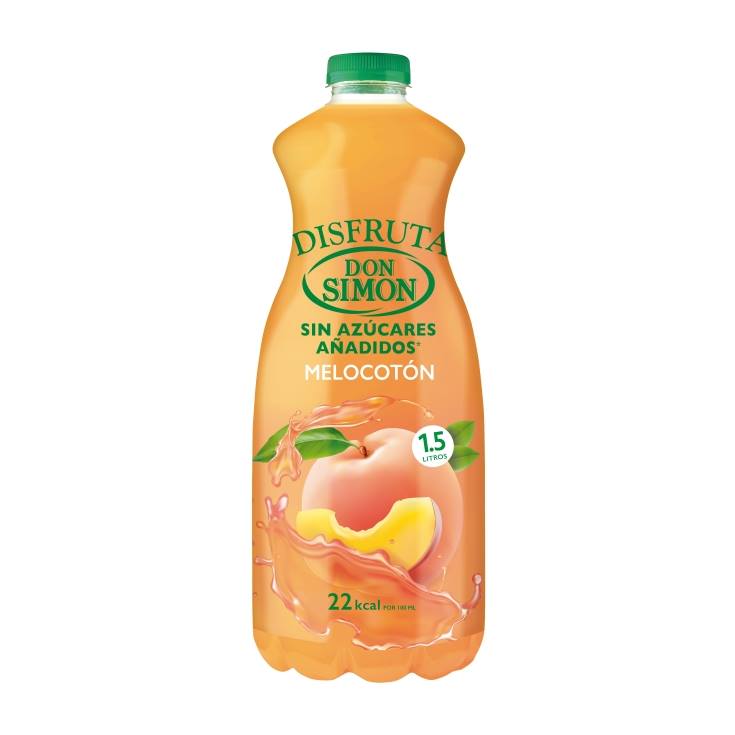 disfruta melocotón s/azúcares añadidos, 1,5l
