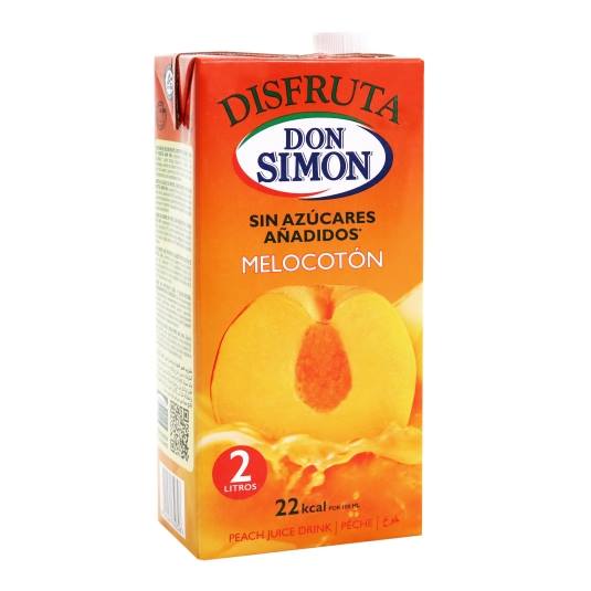 disfruta melocotón sin azúcares añadidos, 2l