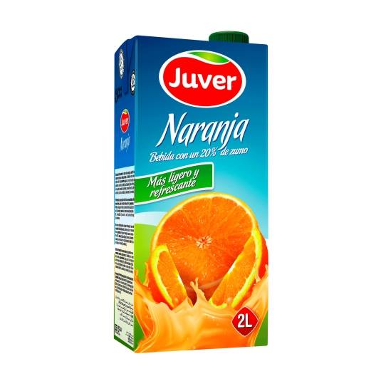 bebida 20% zumo naranja, 2l