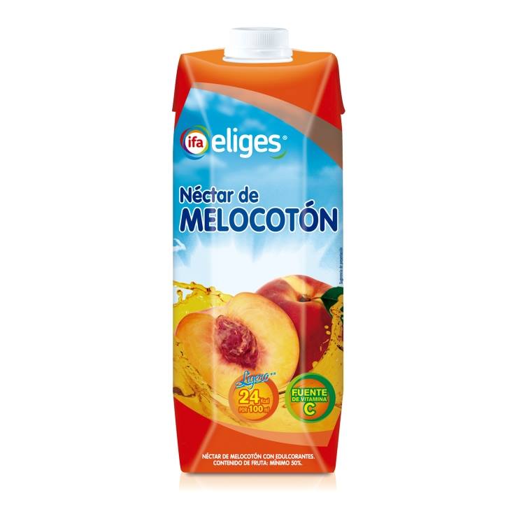 néctar melocotón sin azúcar, 1l