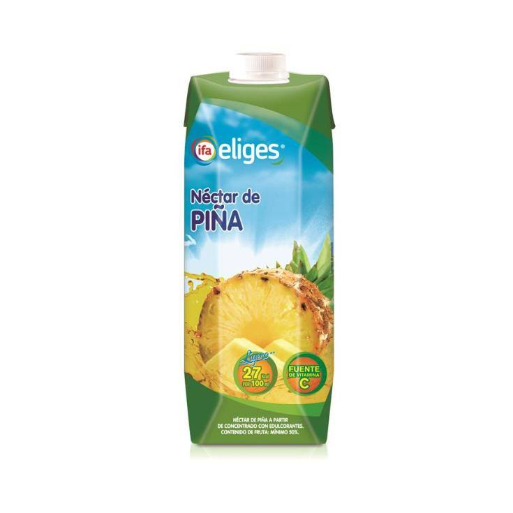 néctar piña sin azúcar, 1l
