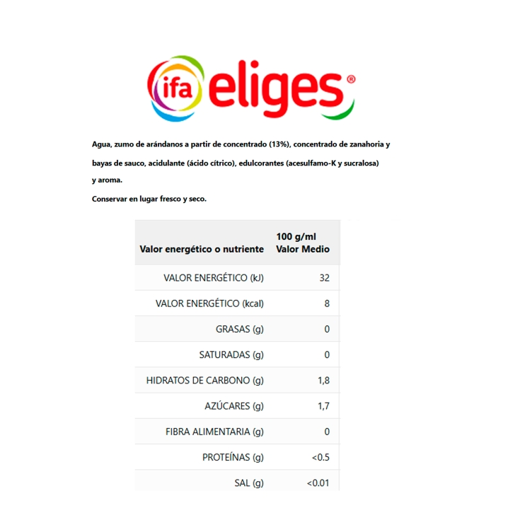 néctar arándanos s/a, 1l