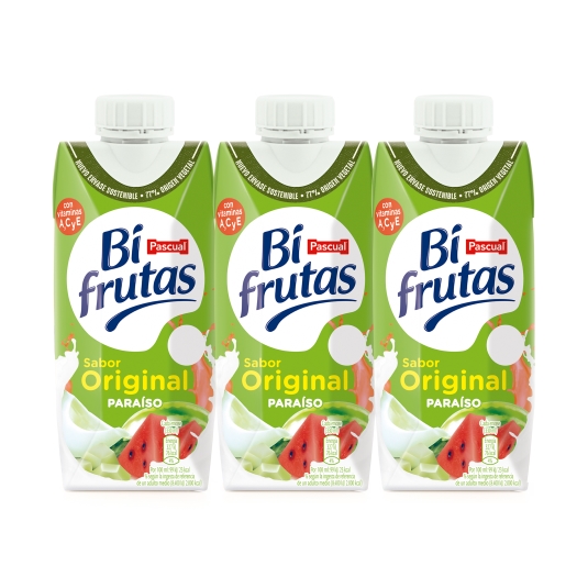 bi frutas paraíso 330ml, pk-3