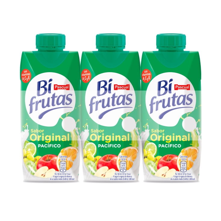 bi frutas pacífico 330ml, pk-3