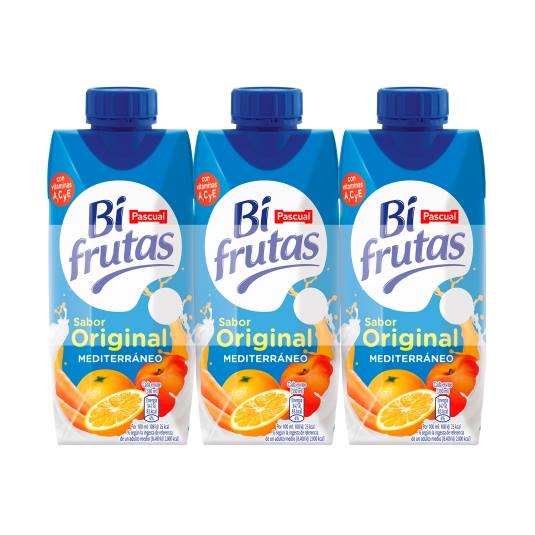 bi frutas mediterráneo 330ml, pk-3