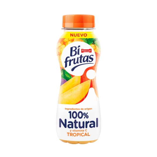 fruta+leche tropical natural, 240ml