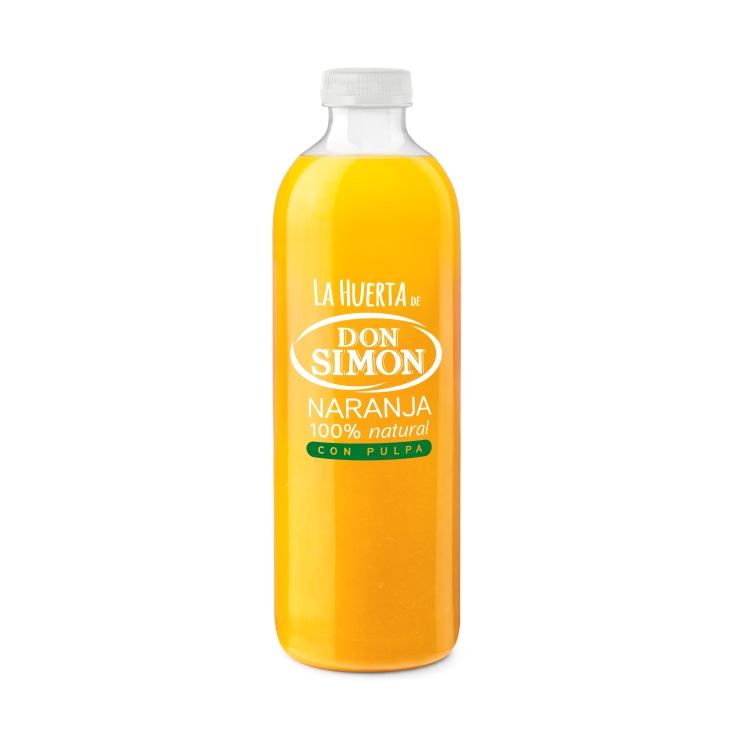 zumo naranja c/pulpa 100%, 1l