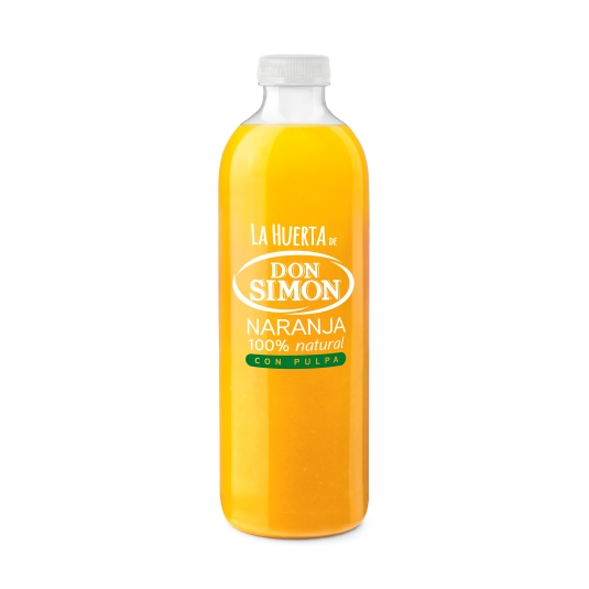 zumo naranja c/pulpa 100%, 1l