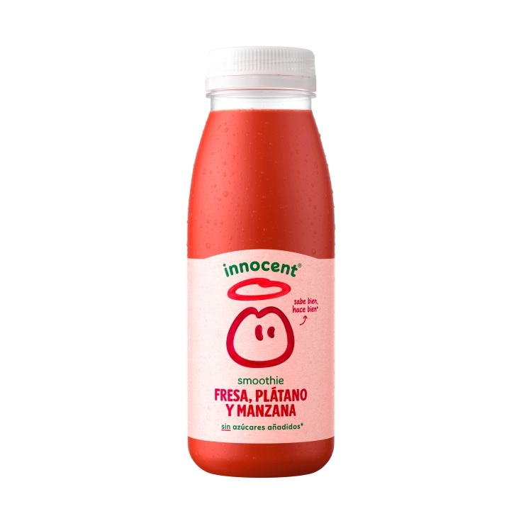smoothie fresa platano, 250ml