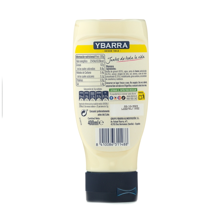 mayonesa pet, 400ml