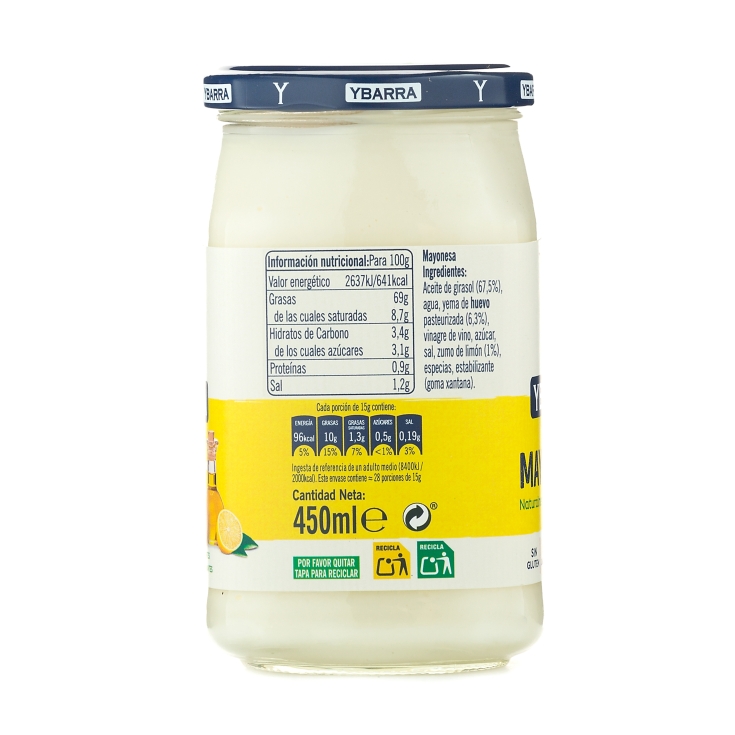mayonesa frasco, 450ml