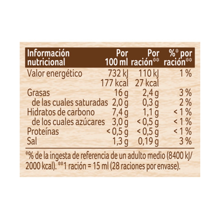 salsa ligeresa frasco, 425ml