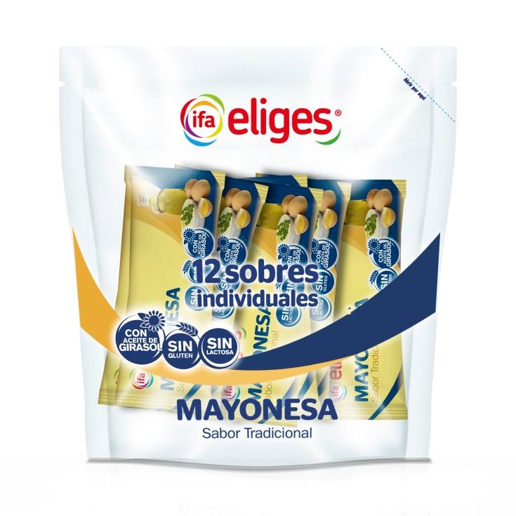 mayonesa sobre 20ml, pk-12