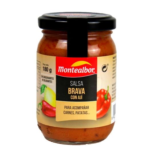 salsa brava con ají, 180g