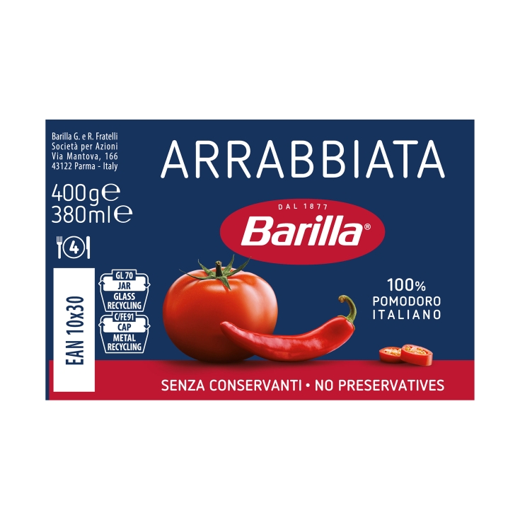 salsa arrabbiata, 400g