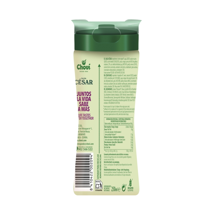 salsa césar pet, 250ml