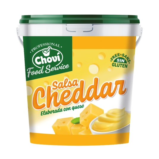salsa cheddar cubo, 1000ml