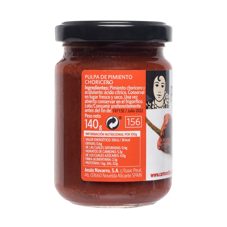 pulpa pimiento choricero, 140g