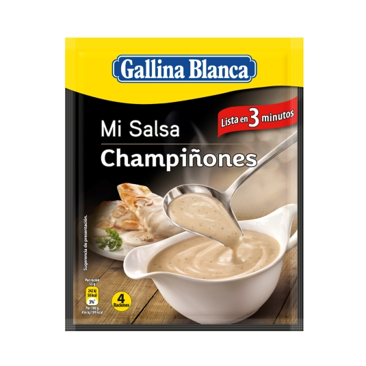 salsa champiñones, 24g