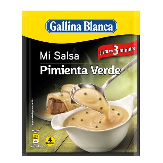 salsa pimienta verde, 50g