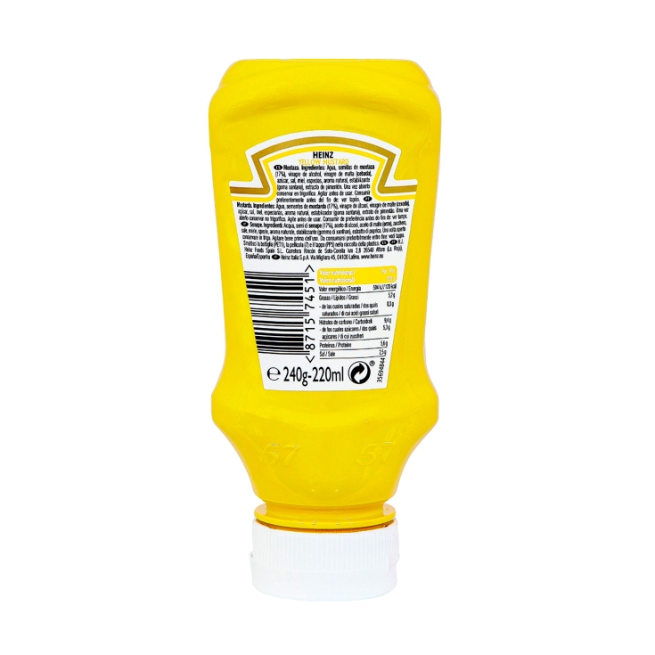 mostaza bocabajo, 240g