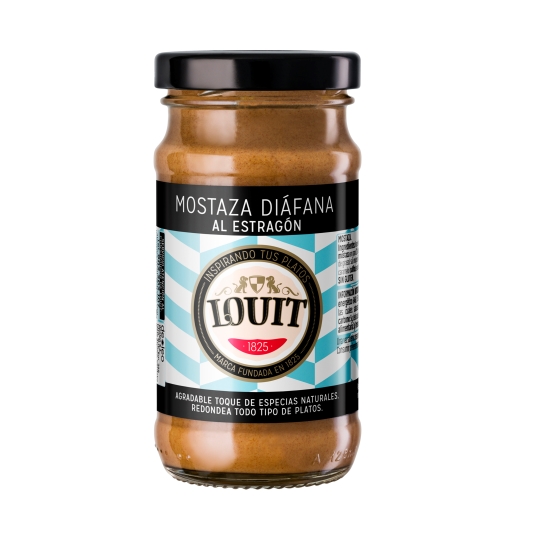 mostaza diáfana al estragón, 115g