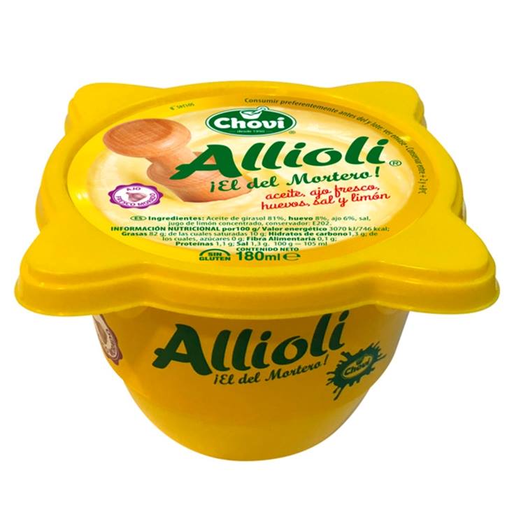 salsa allioli mortero, 180ml