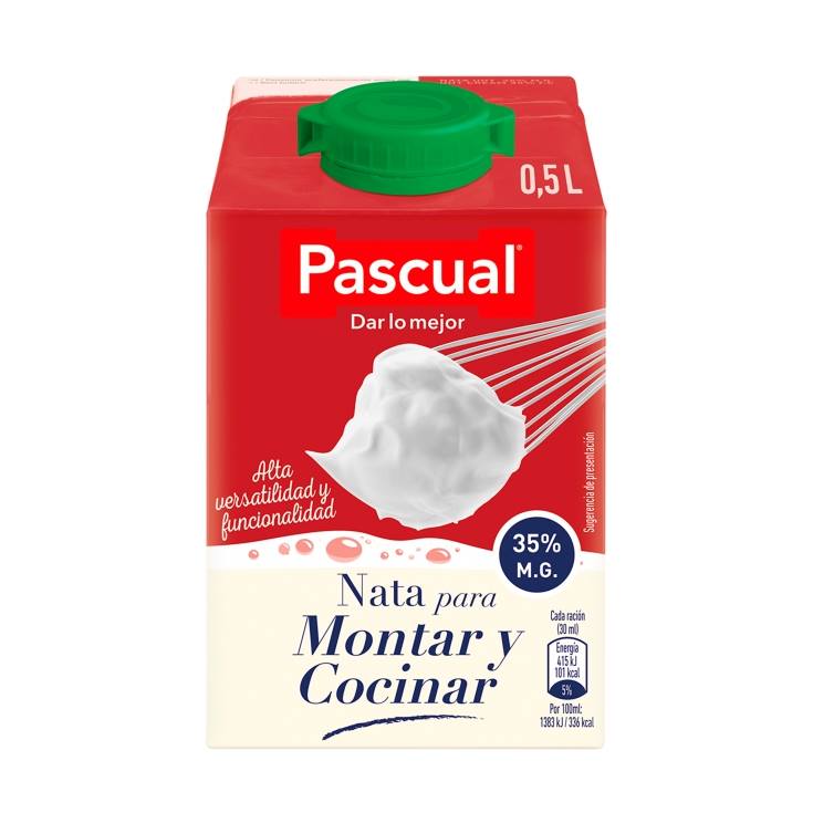 nata montar y cocinar, 500ml