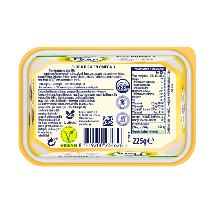 margarina original, 225g