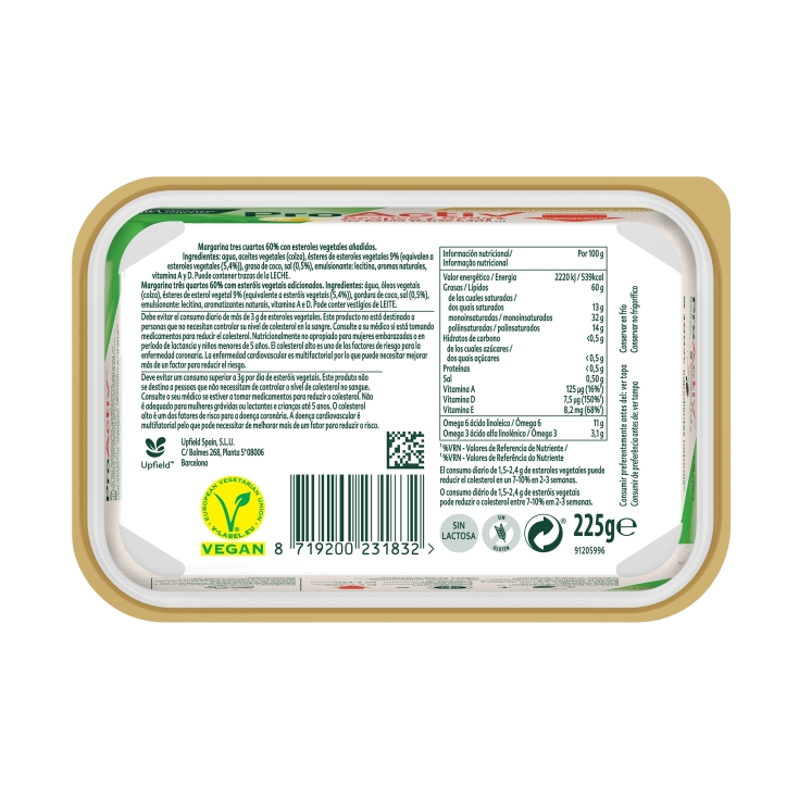 margarina sabor mantequilla, 225g