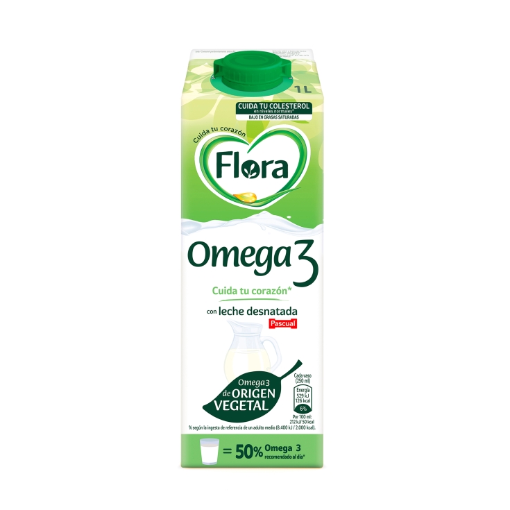 leche omega-3, 1l