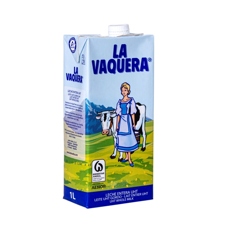 leche entera, 1l