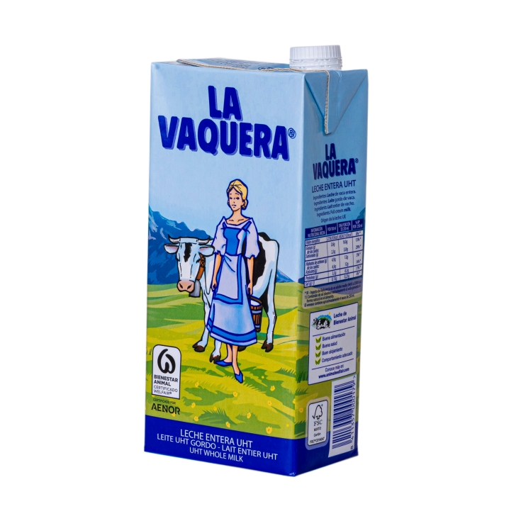 leche entera, 1l
