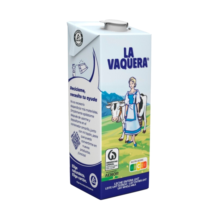 leche entera, 1l