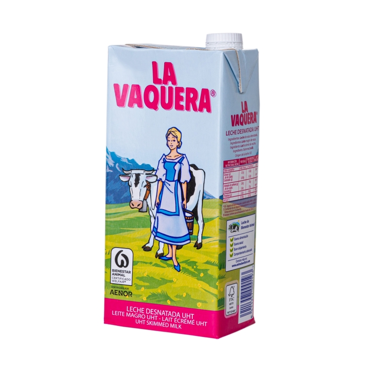 leche desnatada, 1l