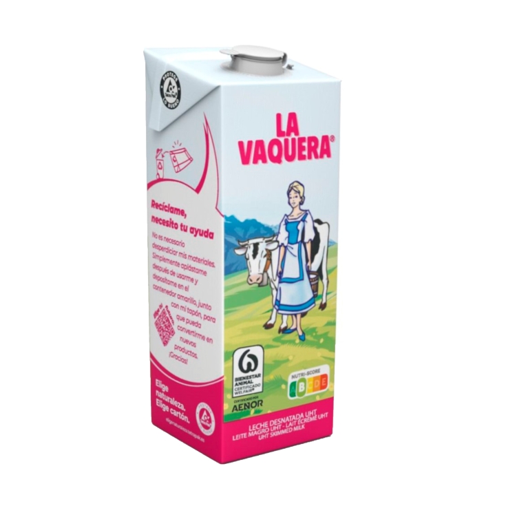 leche desnatada, 1l