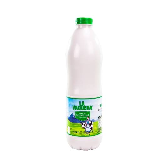leche semidesnatada botella, 1.5l