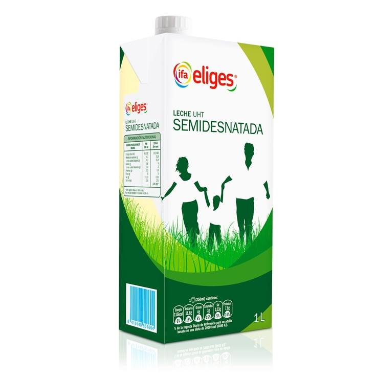 Leche Semidesnatada Pascual 1L pack 6 unidades