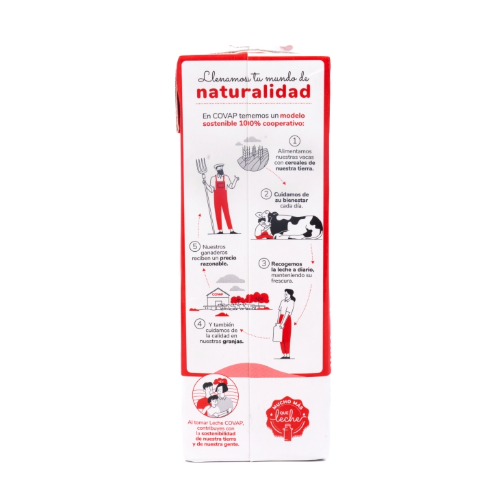 leche proteínas desnatadas, 1l