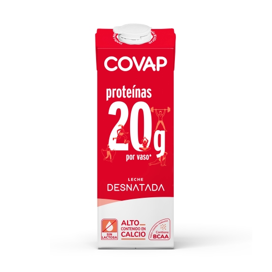 leche proteínas desnatadas, 1l