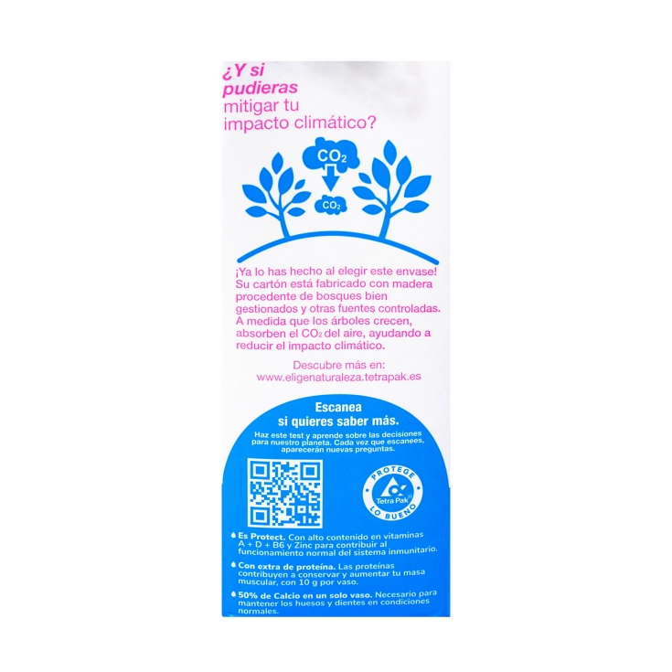 leche semidesnatada calcio, 1l
